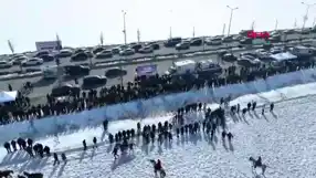 Erzurum'da Heyecan Dolu Mahalli At Yarışları
