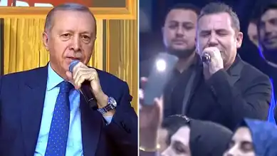 Erdoğan, Erzurum'da Sarı Gelin'e Eşlik Etti