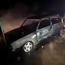 Erzincan'da Tofaş Yanarak Küle Döndü