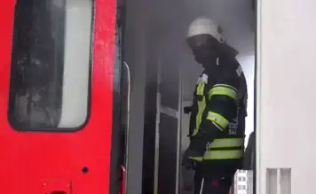 Erzurum Garı'nda Tren Vagonunda Yangın!