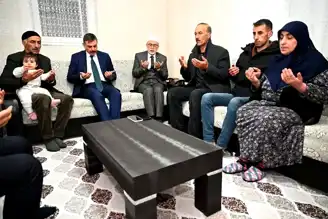 Vali Çiftçi, Şehit Tokyürek'in Ailesine Başsağlığı Diledi
