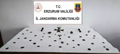 Erzurum'da Antik Eser Baskını: 47 Parça Ele Geçirildi