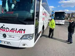 Doğu Anadolu'da Kış Lastiği Kontrolleri Sıklaştı
