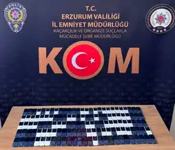 Erzurum'da 138 Kaçak Cep Telefonu Operasyonu