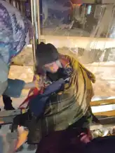 Şiddetli Soğukta Yaşlı Adam Kurtarıldı