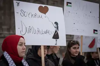 Çocuklar Erzurum'da Barış İçin Seslerini Yükseltti