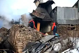 Erzurum İspir'de Büyük Yangın: 15 Bina Zarar Gördü