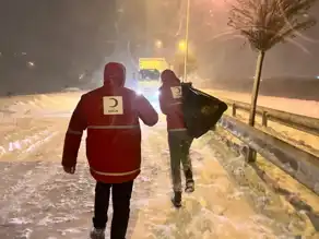Doğu Anadolu'da Yoğun Kar Yağışı: Kızılay Yardımda