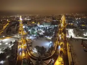 Doğu Anadolu'da Tarihi Şehir Beyaz Örtü Altında