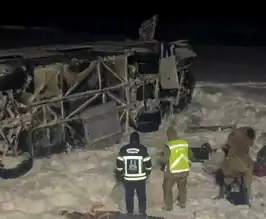 Horasan'da Otobüs Kazası: 38 Yaralı