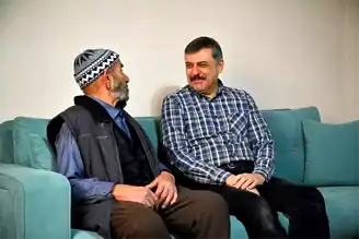 Vali Çiftçi, 96 Yaşındaki Refik Dede'yi Ziyareti
