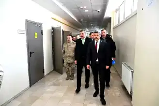 Vali Çiftçi, Aşkale Geri Gönderme Merkezi'nde İncelemelerde Bulundu