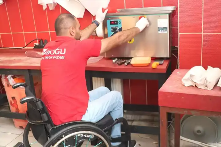 Tekerlekli Sandalyede Başarı Hikayesi: Kasap Dükkanı