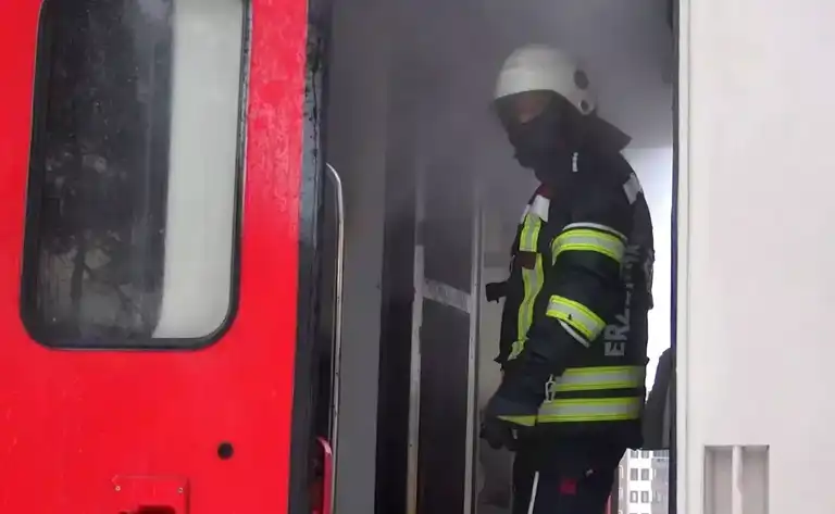Erzurum Garı'nda Tren Vagonunda Yangın!