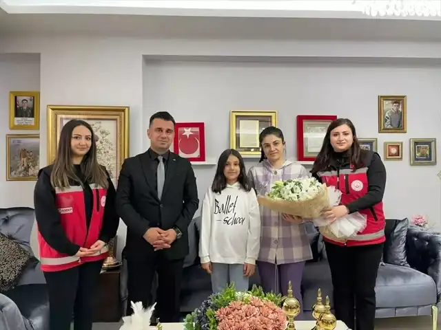 Şehit Eşinin Öğretmenler Günü Kutlandı