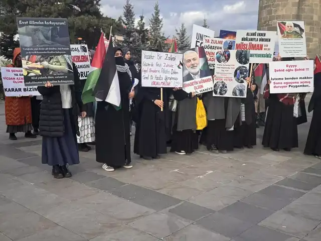 Gazze'ye Tıbbi Koridor Talebi: Erzurum'dan Sessiz Yürüyüş