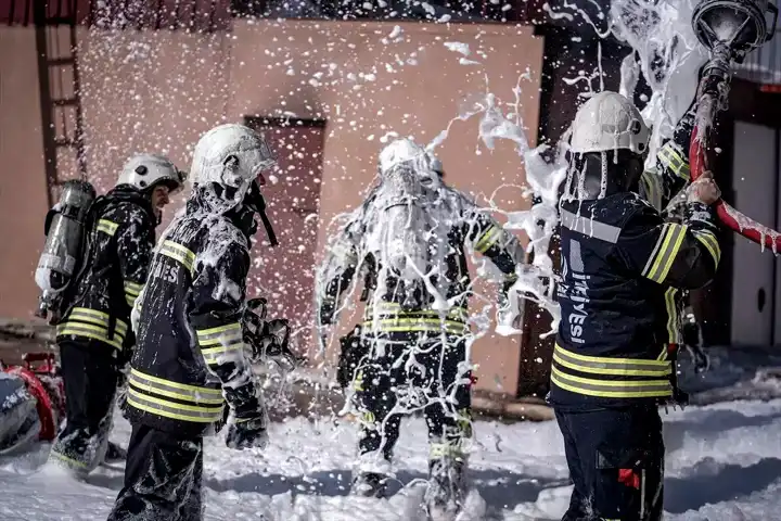 Erzurum'da İtfaiye Eri Eğitimi Başladı